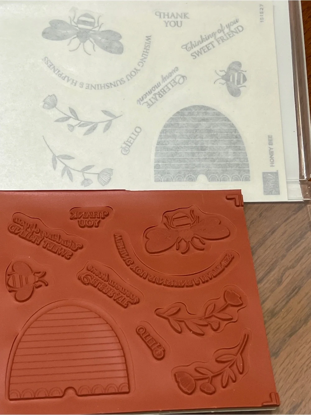 Stampin’ Up! Honey Bee Stamp Dies DSP Trinkets Set